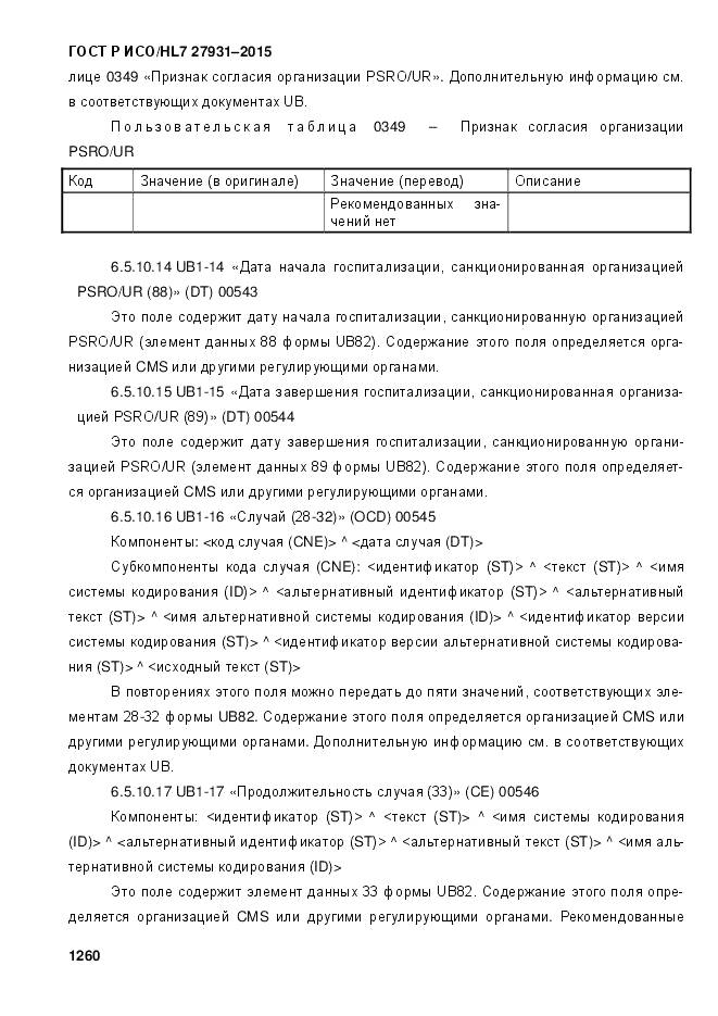 ГОСТ Р ИСО/HL 7 27931-2015, страница 1267